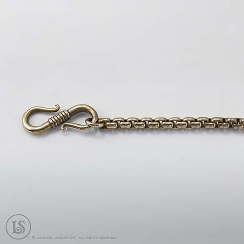 2.2mm Rounded Box Chain, Bronze